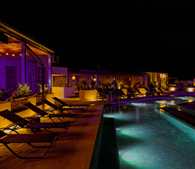 Rooftop bar at Ventus Ha' at El Cid Spa & Beach Resort Rooftop bar at Ventus Ha' at El Cid Spa & Beach Resort